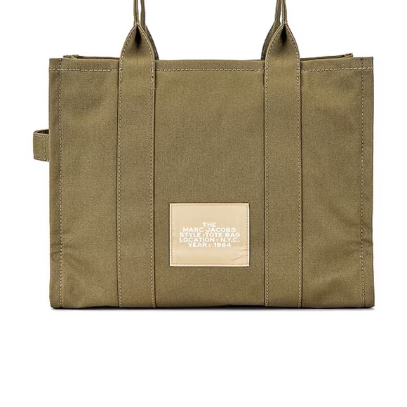 Marc Jacob’s Canvas Large Totebag in Slate Green - Picture 3 of 10
